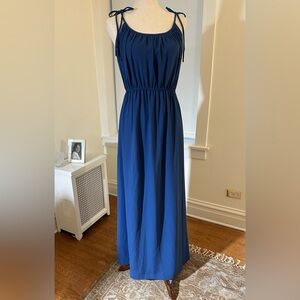 Theory Blue Maxi Dress